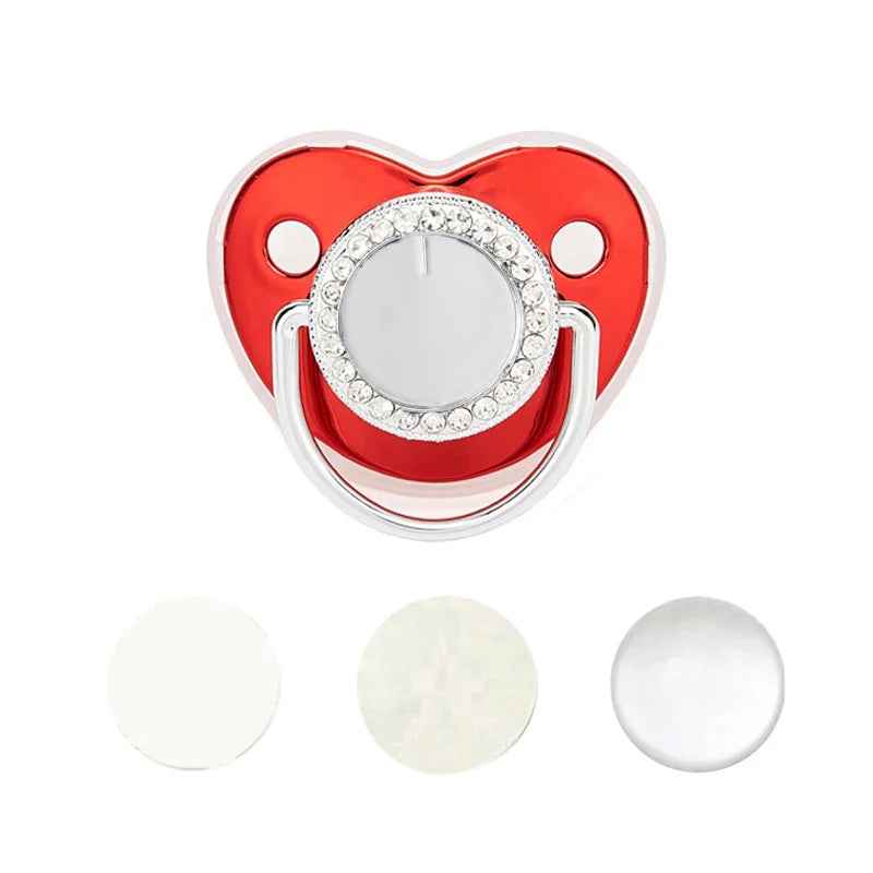 Blank Only Baby Pacifier BPA Free Silicone Newborn Teether Baby Shower Gifts Personalized Infant Nipple Baby Dummy for New Born